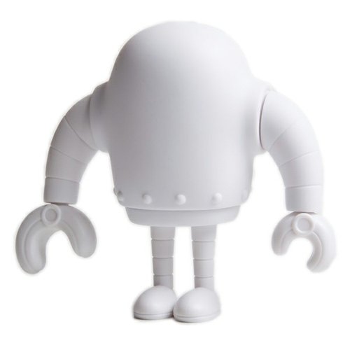 Blank Sketchbot  figure by Steve Talkowski, produced by Solid. Front view.