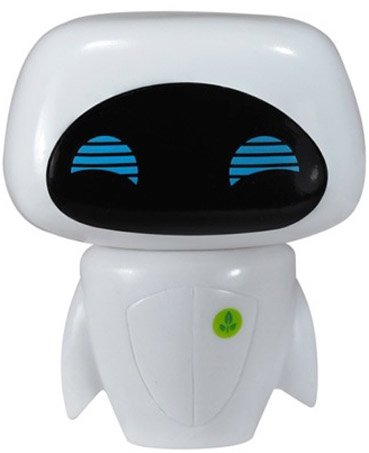 Eve figure by Disney, produced by Funko. Front view.