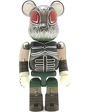 Cocobat - Secret Animal Be@rbrick Series 8 figure by Pushead, produced by Medicom Toy. Front view.