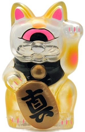 Mini Fortune Cat figure by Realxhead, produced by Realxhead. Front view.