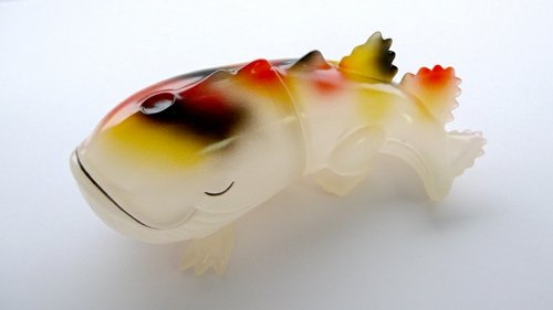 White Koi Killer - 2nd Version figure by Bwana Spoons X Koji Harmon, produced by Gargamel. Front view.
