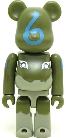 SF Be@rbrick Series 7 figure by Kow Yokoyama, produced by Medicom Toy. Front view.