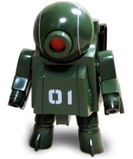 Seven Army One figure by Rumble Monsters, produced by Rumble Monsters. Front view.