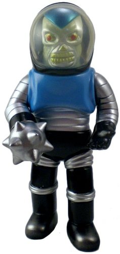#005 Space Troopers AZ Blue Version w/ Morning Star Hand figure, produced by Toygraph. Front view.