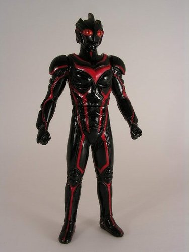 Dark Zagi figure, produced by Bandai. Front view.