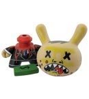 Nick Baxter Dunny figure by Nick Baxter, produced by Kidrobot. Front view.
