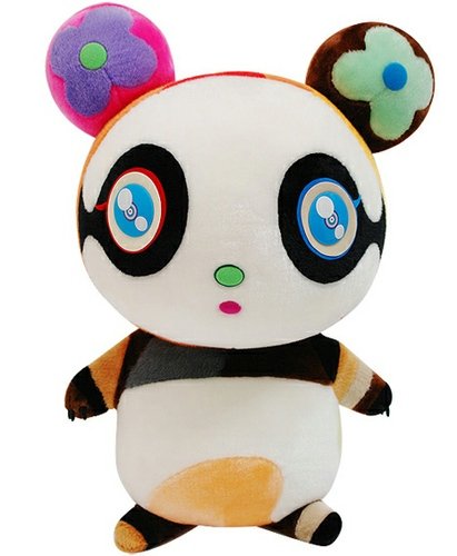 Putipanda figure by Takashi Murakami, produced by Louis Vuitton. Front view.