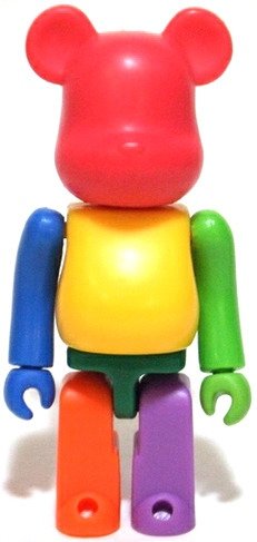 Be@rbrick Estate Rainbow 7 - 6 figure by Eric So, produced by Medicom Toy. Front view.