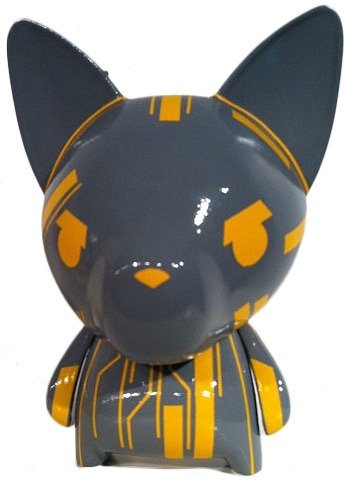 Digital Fonzo figure by Chuckboy. Front view.