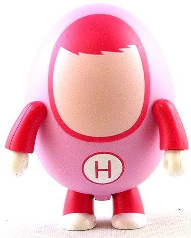 Clone Egg figure by Jaime Hayon, produced by Toy2R. Front view.