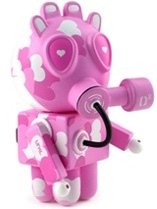 Un Al Carbon  Pink Heart Camo figure by Unklbrand, produced by Unklbrand. Front view.