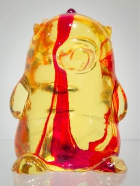 Heathrow - Coney Island Fire Eater figure by Frank Kozik. Front view.