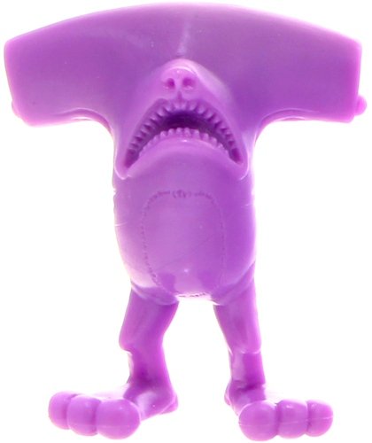 Bunnywith...Hammerhead figure by Alex Pardee, produced by October Toys. Front view.