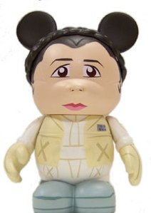 Princess Leia figure by Mike Sullivan, produced by Disney. Front view.