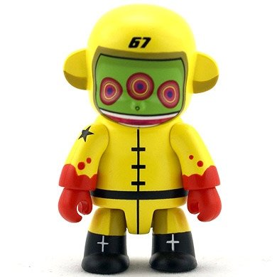 Spacebot 67 figure by Dalek, produced by Toy2R. Front view.