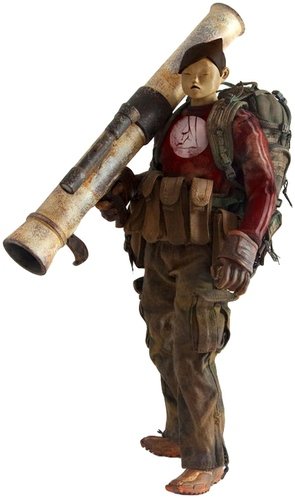 Heavy Tomorrow King Soh - Retailer Exclusive figure by Ashley Wood, produced by Threea. Front view.