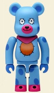 Hi Life x Jimmy SPA 2 Be@rbrick - Type H figure by Jimmy Liao, produced by Medicom Toy. Front view.