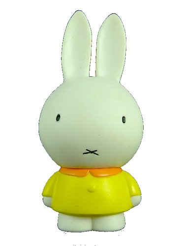 Miffy coin bank figure. Front view.
