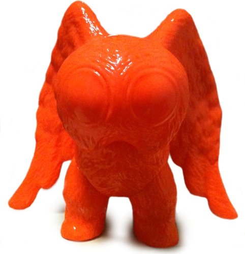 Mothman (Koko Mahi) - Unpainted Orange figure by Koko Mahi, produced by Dream Rocket. Front view.