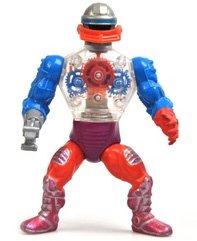 Roboto figure by Roger Sweet, produced by Mattel. Front view.