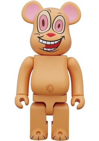 Ren Be@rbrick 400% figure, produced by Medicom Toy. Front view.