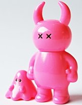 Uamou & Boo - Ouch - Cream Pink figure by Ayako Takagi, produced by Uamou. Front view.