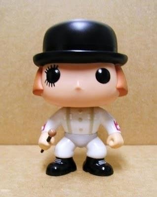 A Clockwork Orange figure, produced by Funko. Front view.