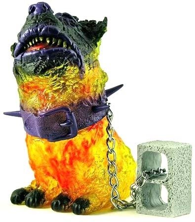 Warui Inu - Gothic Edition, US Release figure by Kaiju Coup , produced by Medicom Toy. Front view.