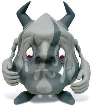 The Saddest Devil figure by Toby Dutkiewicz, produced by DevilS Head Productions. Front view.