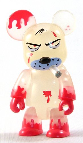 GID Jack figure by Frank Kozik, produced by Toy2R. Front view.