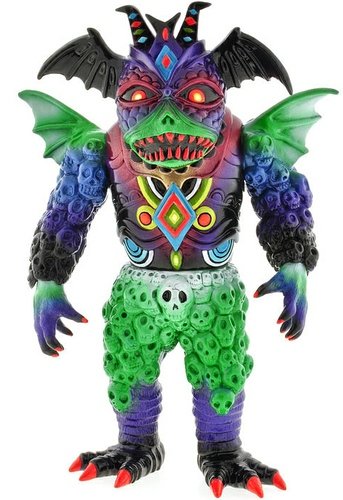 Ultrus Bog - Spring Heeled Jack figure by Skinner. Front view.