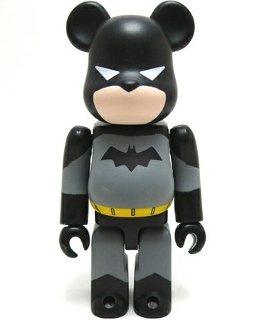 Batman - Hero Be@rbrick Series 21 figure by Dc Comics, produced by Medicom Toy. Front view.