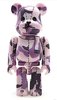 Bape Play Be@rbrick S1 - purple camo