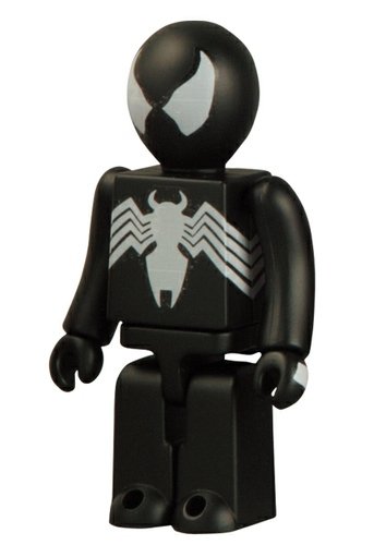 Spiderman - Black Costume figure by Marvel, produced by Medicom Toy. Front view.