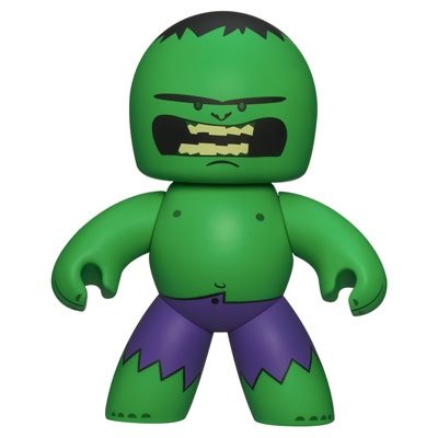 Hulk figure, produced by Hasbro. Front view.