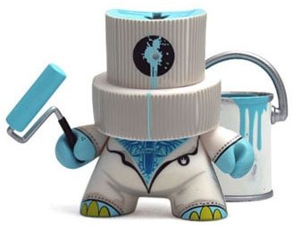 (Untitled) figure by Deph, produced by Kidrobot. Front view.