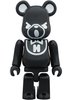 Hysteric Bear Be@rbrick 100% - Black