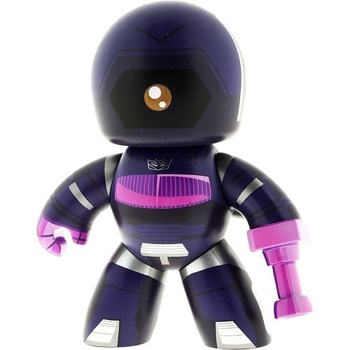 Shockwave figure, produced by Hasbro. Front view.