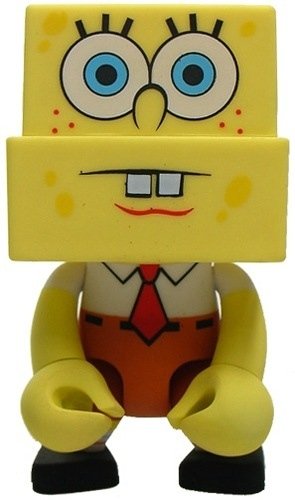Spongebob Trexi figure by Nickelodeon, produced by Play Imaginative. Front view.
