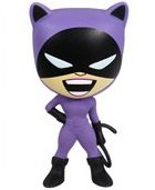Catwoman figure by Dc Comics, produced by Funko. Front view.