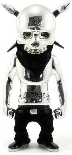Rebel Ink - Premium Silver  figure by Usugrow, produced by Secret Base. Front view.