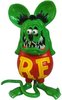 Rat Fink Sofubi toy Green