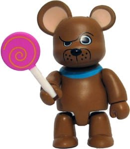 Scoodog Bear figure, produced by Toy2R. Front view.