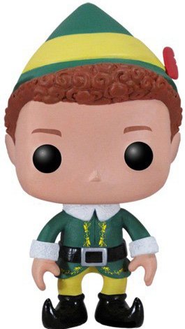 Buddy the Elf figure, produced by Funko. Front view.