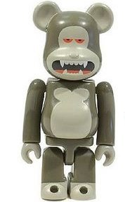 Amos King Ken - Secret Be@rbrick Series 9 figure by James Jarvis, produced by Medicom Toy. Front view.