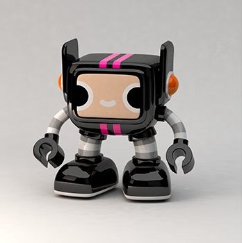 ROBOT VC3 - VIPER figure by Robotandspark. Front view.