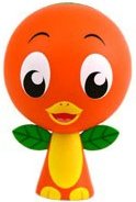 Orange Bird figure by Casey Jones, produced by Disney. Front view.