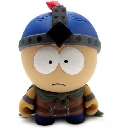 The Warrior, Stan - South Park - The Stick of Truth figure by Matt Stone & Trey Parker, produced by Kidrobot. Front view.