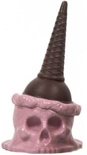 Ice Scream Man - Red Bean, NYCC Exclusive figure by Brutherford, produced by Brutherford Industries. Front view.