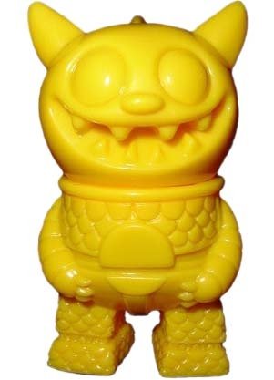 Super Puncher - Unpainted Yellow, LB 12 figure by David Horvath, produced by Gargamel. Front view.